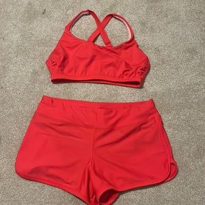 Title Nine Swim top and Swim shorts
